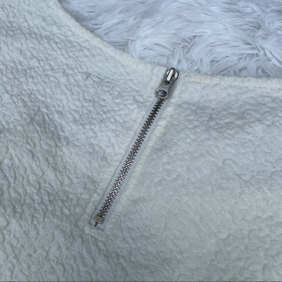 LOFT White Textured Cap Sleeve Blouse XS - Picture 7 of 13